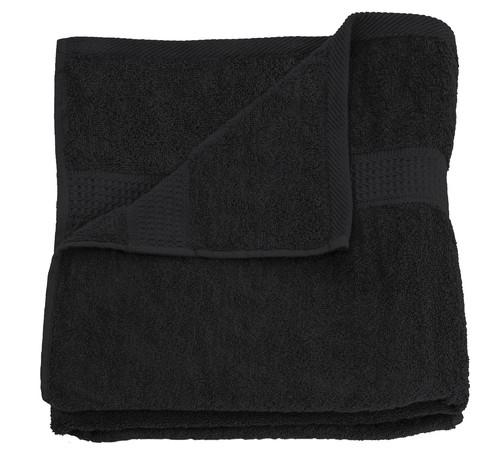 Badetuch schwarz 100x150 - , cm