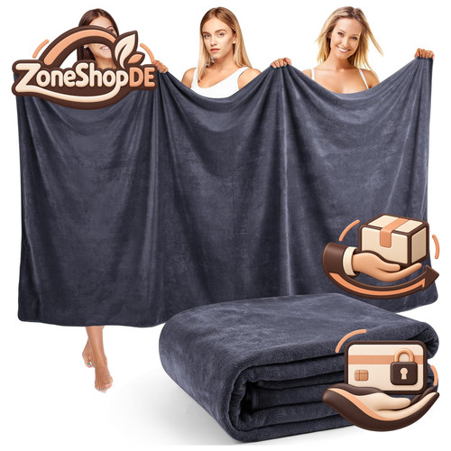Xxl badetuch groß 100x200 - groß, cm