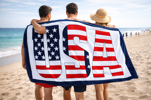Western usa xxl strandtuch - western,