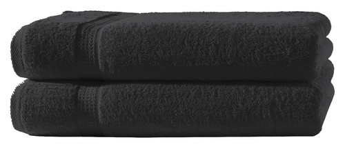 Badetücher schwarz 100x150 - 2,